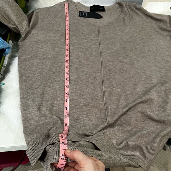 NEW Alexander + David V-Neck Longline Oversized Cozy Soft Tunic Sweater S/M NWT - Picture 16 of 16